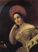 Karl Briullov Portrait of Yekaterina Semionova oil